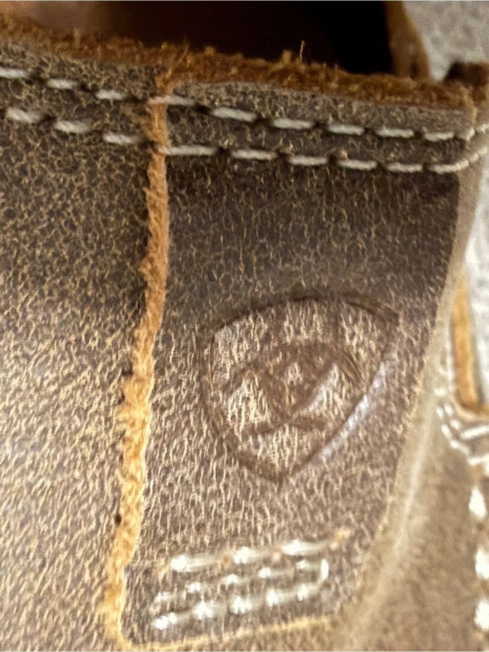 Ariat suede upper